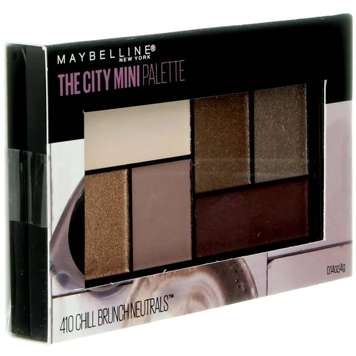 Brunch Chill The City Makeup, (Pack of 2) Neutrals, Mini oz Palette Maybelline 0.14 Eyeshadow