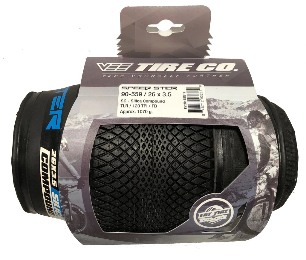 Vee Tire 26X3.5 Speedster Fat Tire 90-559 Folding Bead Silica Compound