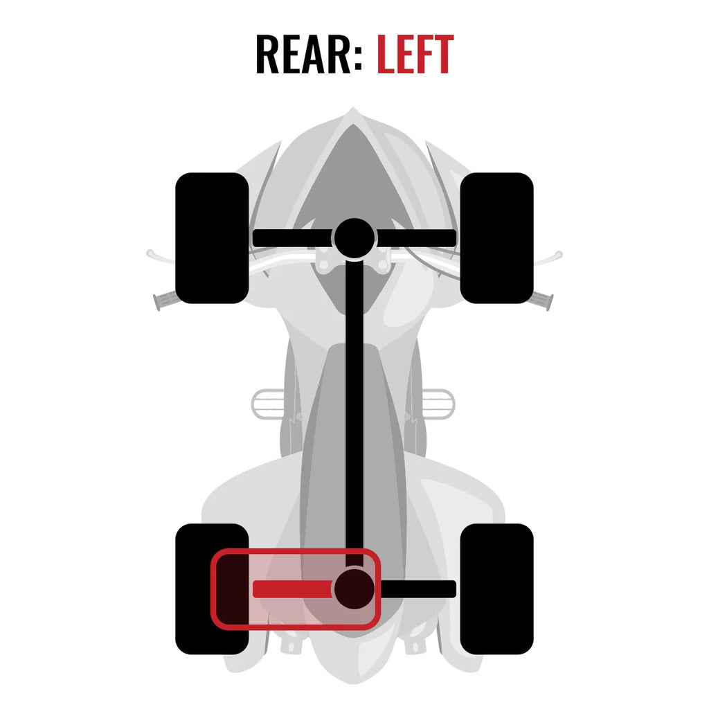 Sixity Xt Rear Left Axle Compatible With Can-Am Outlander Max 1000 2015 - Efi 4X4