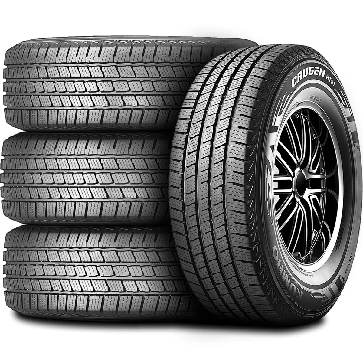 Set Of 4 (Four) Kumho Crugen Ht51 265/70R17 113T All Weather Tires Fits: 2014-18 Chevrolet Silverado 1500 Wt, 2010-20 Gmc Sierra 1500 Sle
