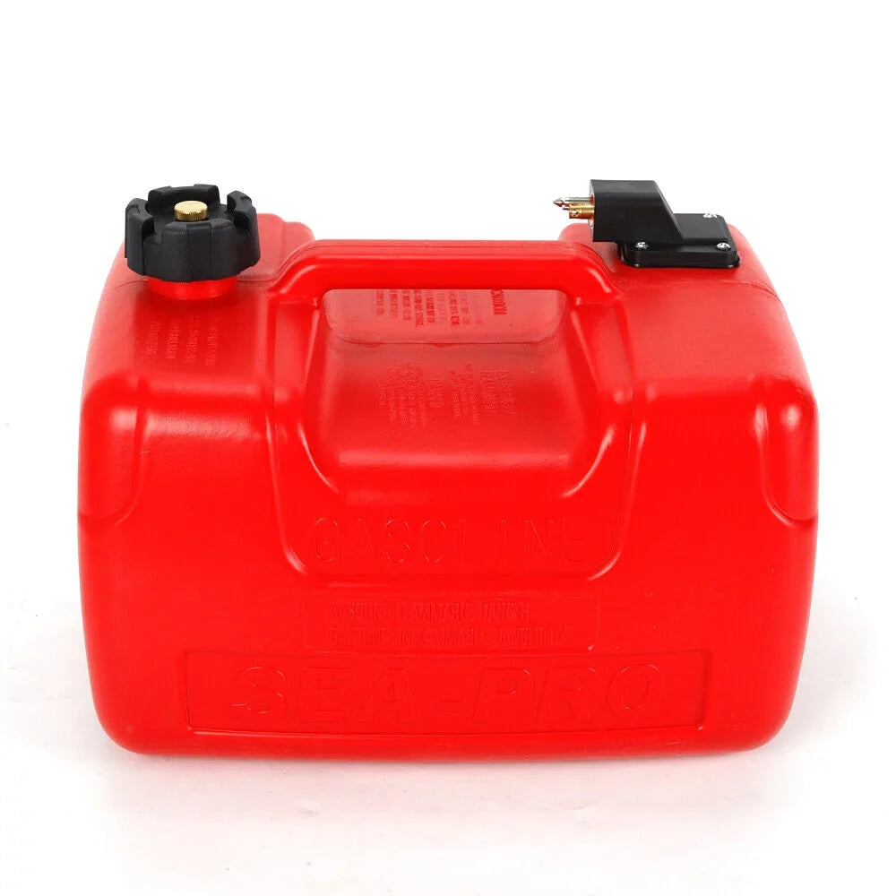 12L Plastic Oil Tank 3.2 Gallon Portable Outboard Boat Marine Fuel Gas Tank（No Tubing And Connector）