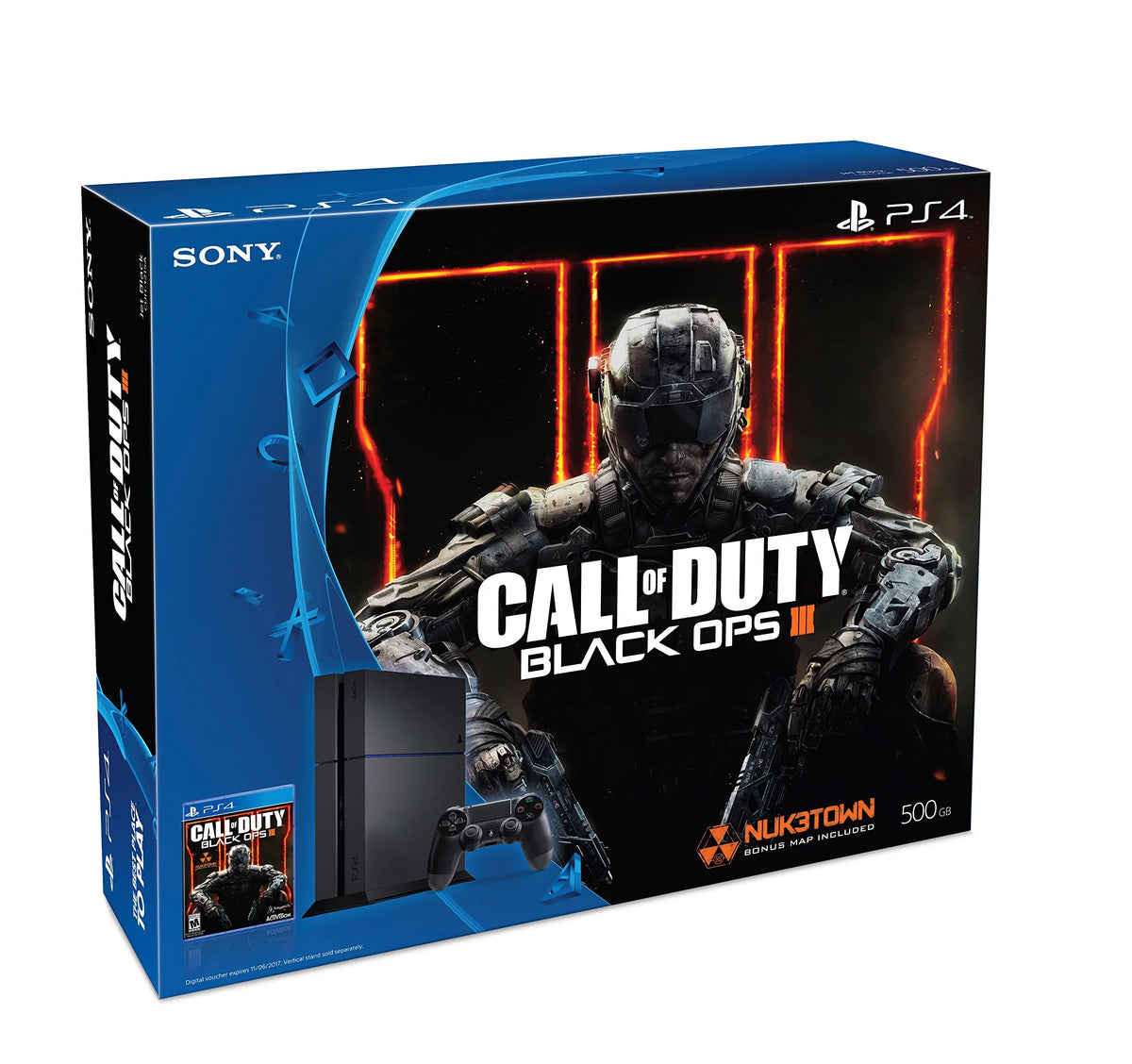 Sony Playstation 4 500Gb Bundle With Call Of Duty Black Ops Iii - Black