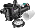 with Above Strainer 2.0hp Denest Pool Swimming and Inground/ Connectors Pump Ground Basket Hbp1500ⅱ 1500w