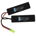 AMR-4 2000mAh EBB RIS BATTERY REPLACES NiMH AIRSOFT 9.6V AEG NUNCHUCK