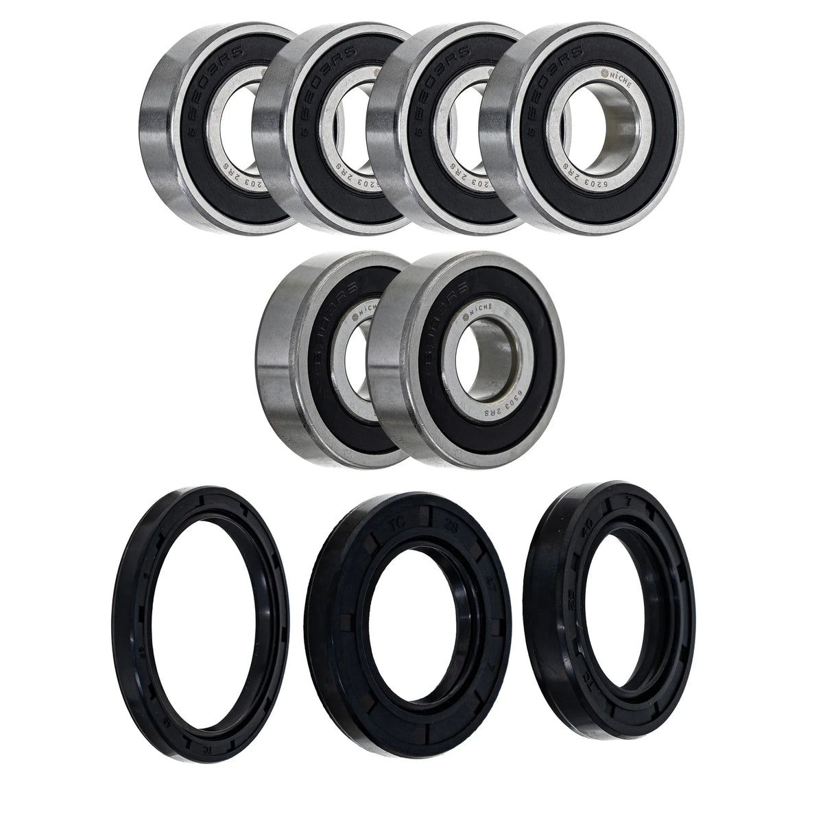 Niche Wheel Bearing Seal Kit For Yamaha Sr500 6203-2Rs Mk1008724