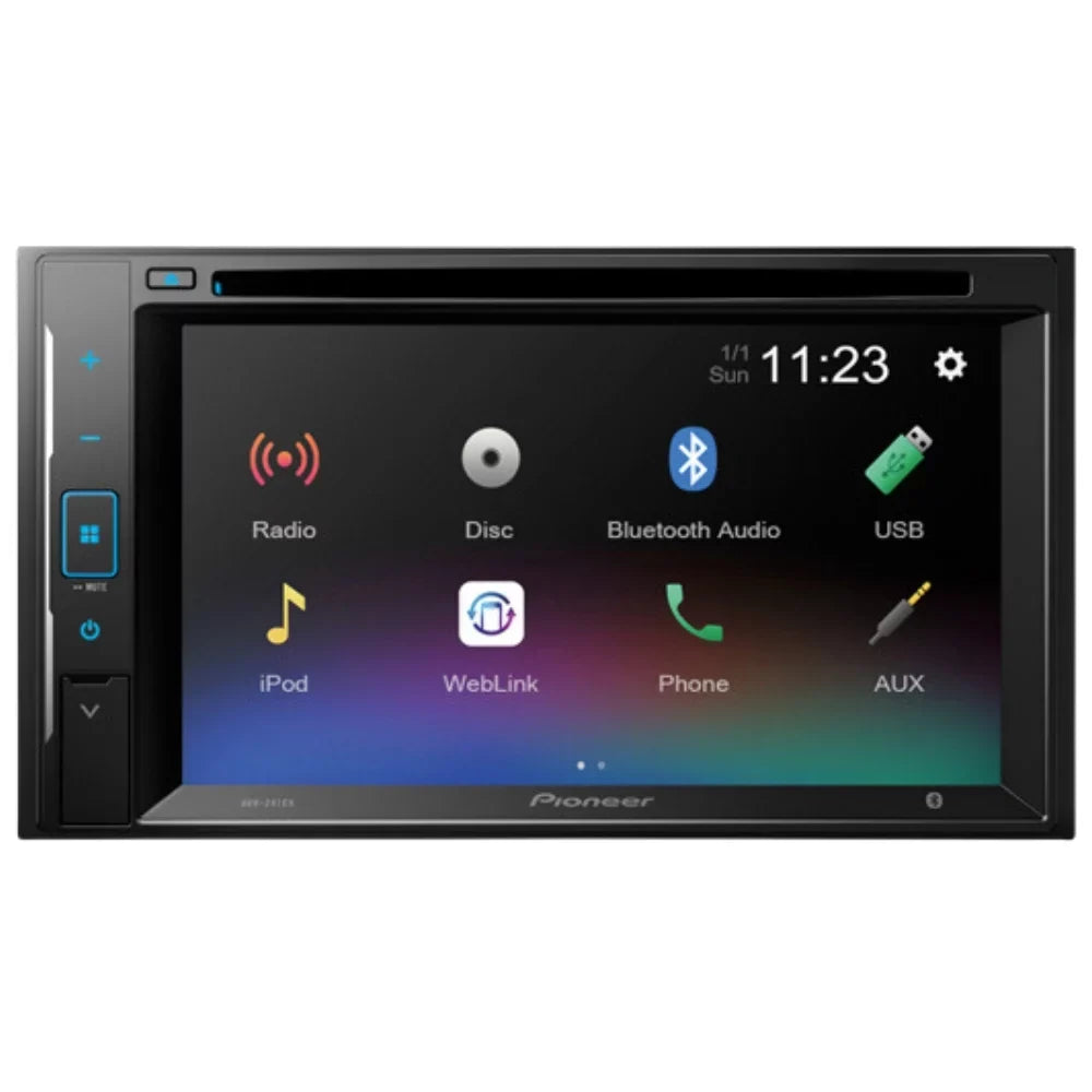 W/ Pioneer DIN Touchscreen 2013-2015 Kit/in-Dash Camera/Installation KIT4932 AM/FM with Car WVGA Xterra Receiver 6.2" for DVD/CD Nissan Bluetooth/Backup Double Media Stereo Bundle Digital