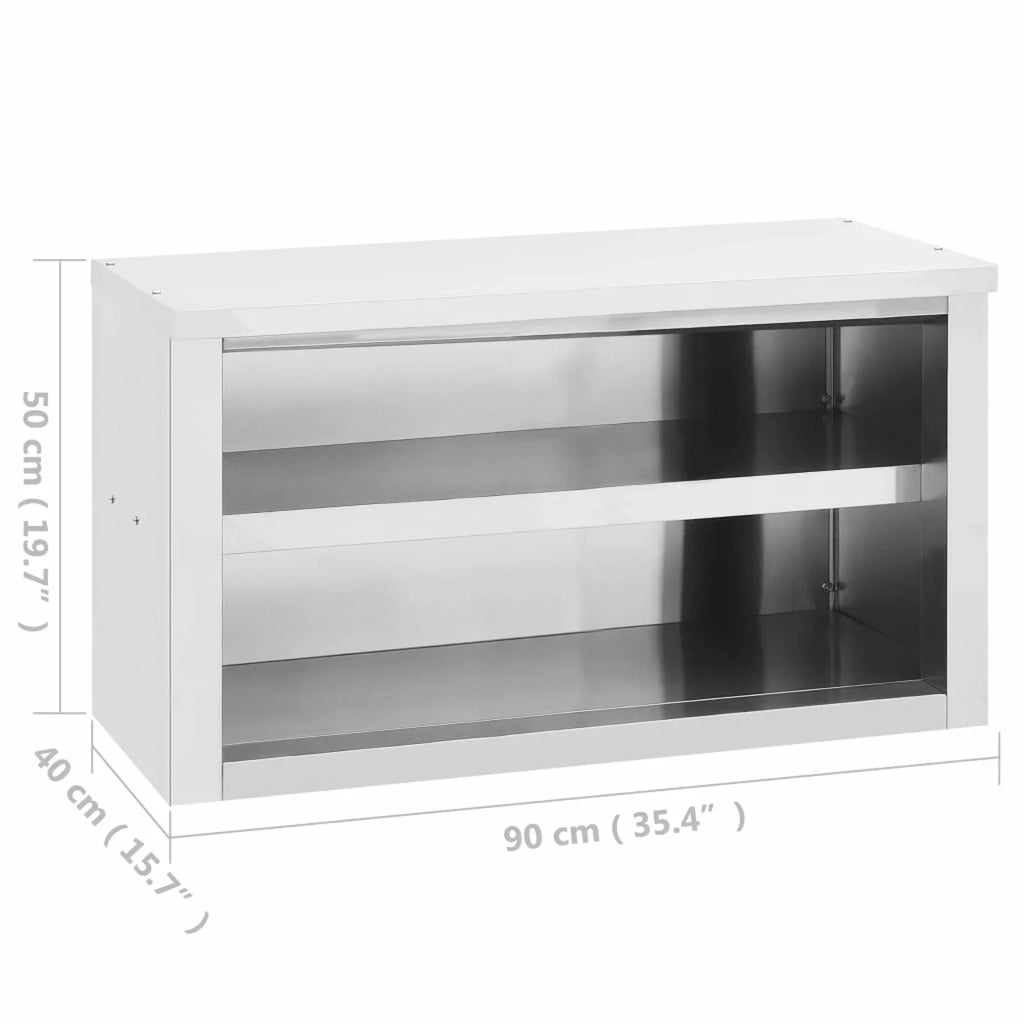Cabinet Wall Cabinet Cabinet Wall Cabinet W W X (lx Inches Stainless Mounted X With Stainless 16 35.4"x15.7"x19.7" H) X 20 Cabinet 20 Steel Canteens X parcel,Wall 16 Vidaxl Andoer X With Stainless X
