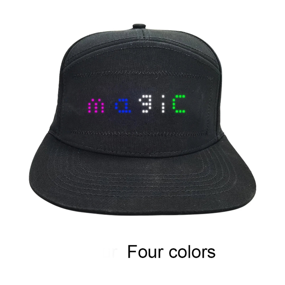 Hats Women's Hats Luminous Camping Ever Sunshade Hat Beach Hats Hat Editing Women Fedora Advertising Summer Women Ponytail Cowboy Hat Hat Tongue Happily Beach Bluetooth Color Display for after