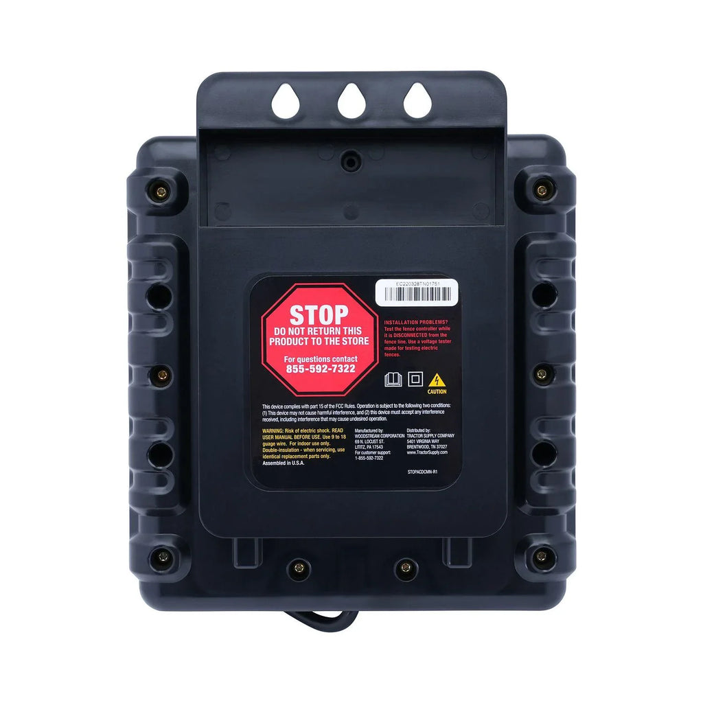 FarmWorks 0.7 Joule 15-Mile Low Fence Electric Charger Impedance American AC-Powered