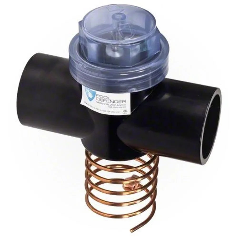 2.5" Replacement Spigot CMP Zinc Copper W/ Defender 2" Anode Wire Compact Pool