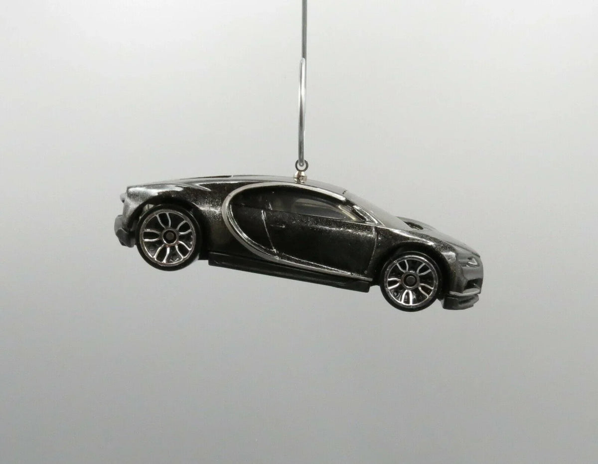 Chiron Custom Car Christmas 2016 Bugatti '16 Grey Adorno Ornament Gray