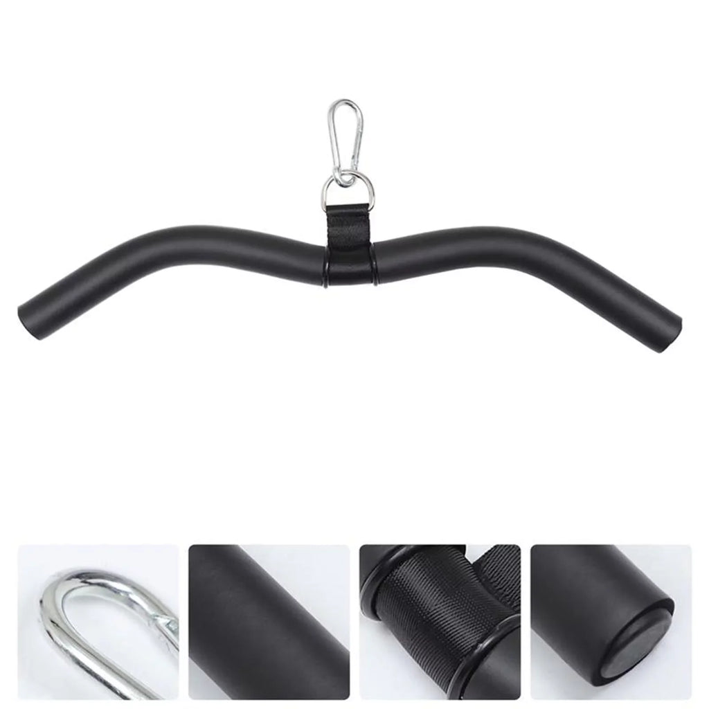 Press Pulldown Bar LAT Cable Cable LAT Tricep Pulldown Attachment Gym, Machine Machine Down Accessories, Equipment for Accessories, Attachment Weight