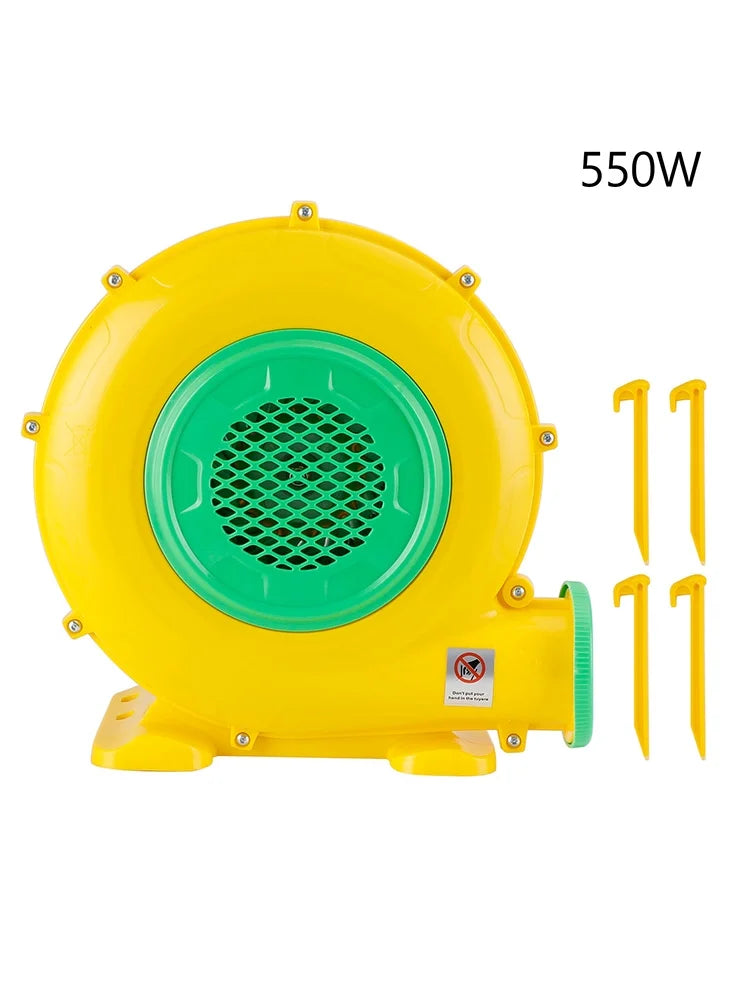 Pump Air Fan Inflatable 550 House castle Inflatable Bounce slide liquid Watt Blower