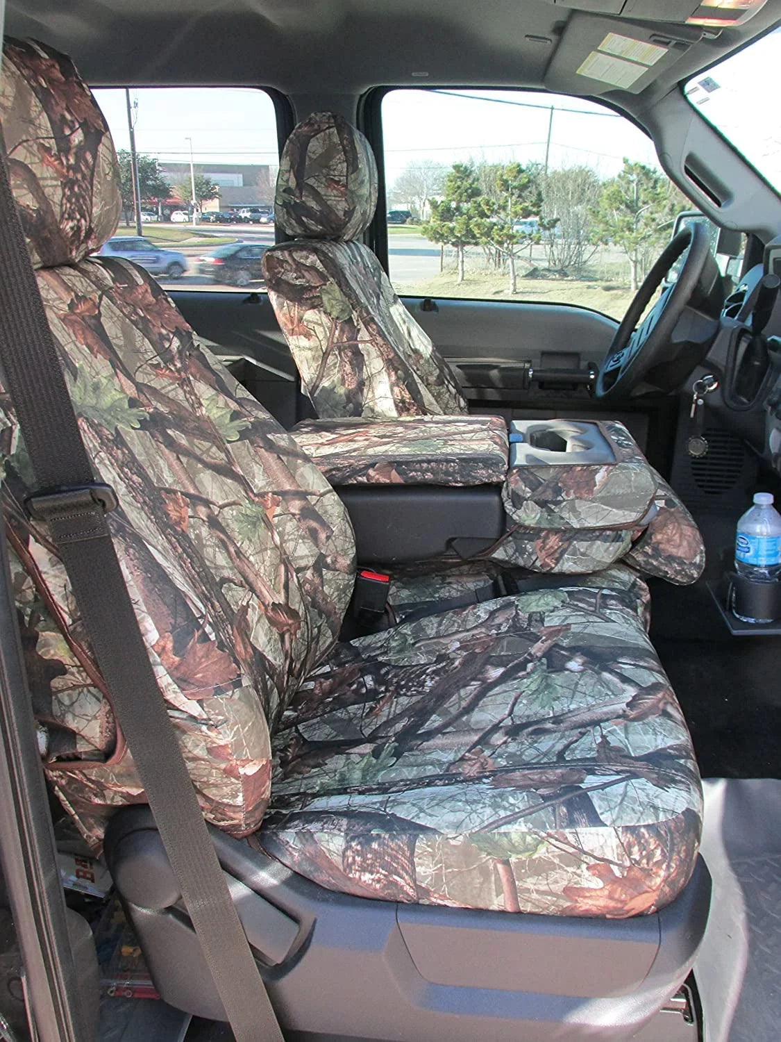 F250-F550 Center in 2015-2021 with and F150 & Front Endura DS1C Seat Seat Bottom 40/20/40 Console Split Camouflage 20 Opening Opening F486 2014 Section