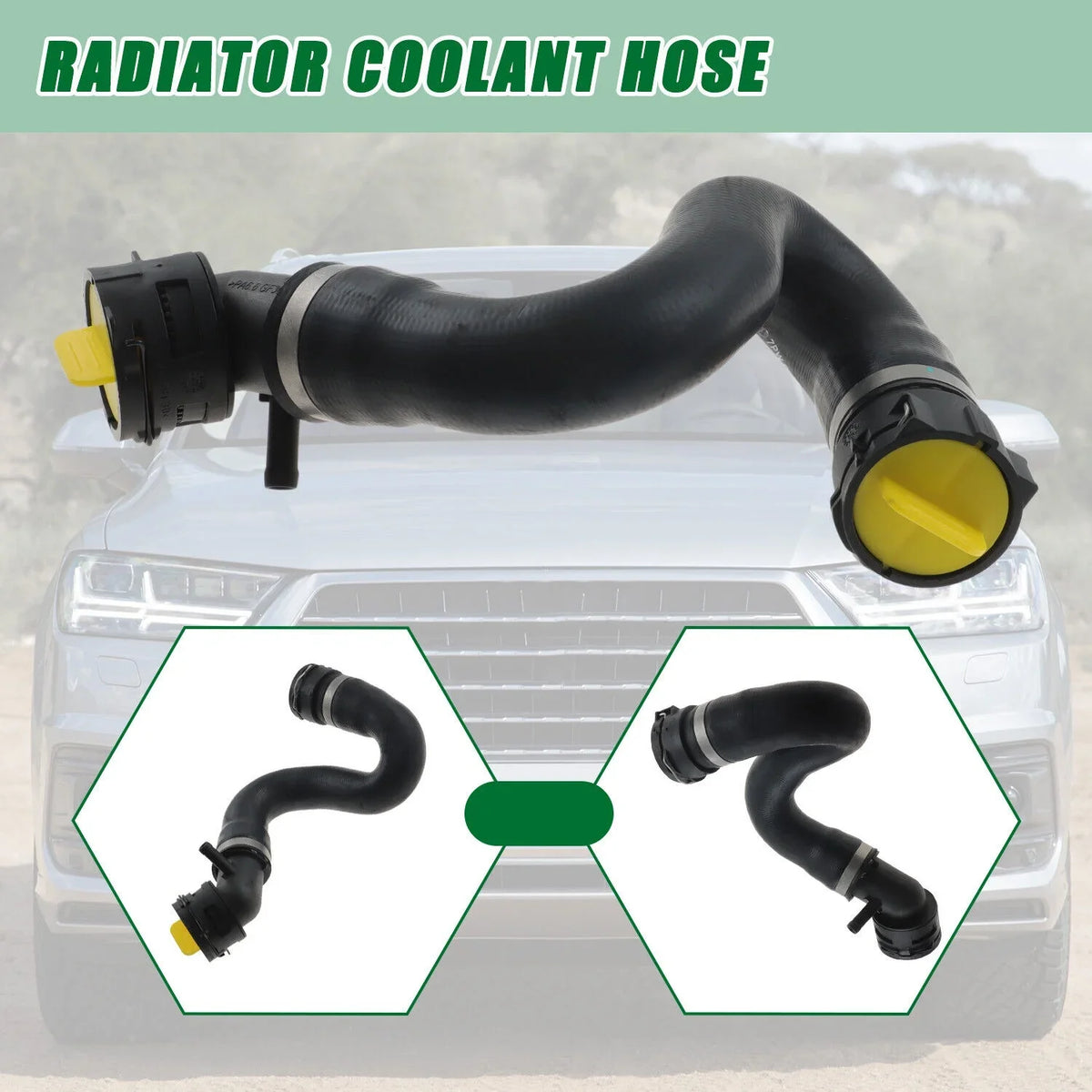 for Upper Coolant Tube Radiator Line Q7 2010-2016 Audi Duct 7L8122101D