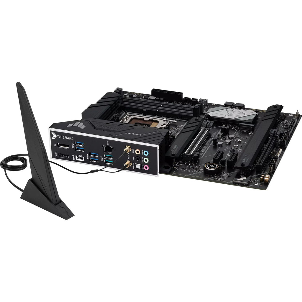 LGA 12th Front WiFi LAN, WIFI TUF 3.2 Gb D4 ATX 5.0, Gen) ASUS H670-PRO (Intel (PCIe 14+1 4xPCIe M.2 1 2.5 6, Gaming 4.0 Slots, 1700 Motherboard DDR4, USB DrMOS, Type-C) GAMING &13th Gen