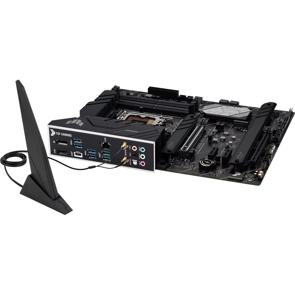 LGA 12th Front WiFi LAN, WIFI TUF 3.2 Gb D4 ATX 5.0, Gen) ASUS H670-PRO (Intel (PCIe 14+1 4xPCIe M.2 1 2.5 6, Gaming 4.0 Slots, 1700 Motherboard DDR4, USB DrMOS, Type-C) GAMING &13th Gen
