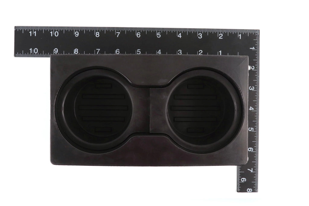Compatible fits Beverage Mounted Auto Cups Super Front 2011-2016 with (flow Red Cup design) Black Console Floor F-250/F-350/F-450/F-550 Center Holder 2 Hound through 4 Inserts Holder Holds Duty