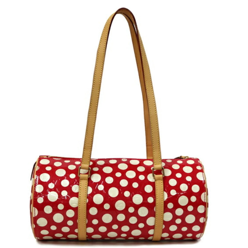 (Good) Pre-Owned M91425 Infinity Shoulder Ladies Bag Kusama Verni Papillon 30 Dot Yayoi