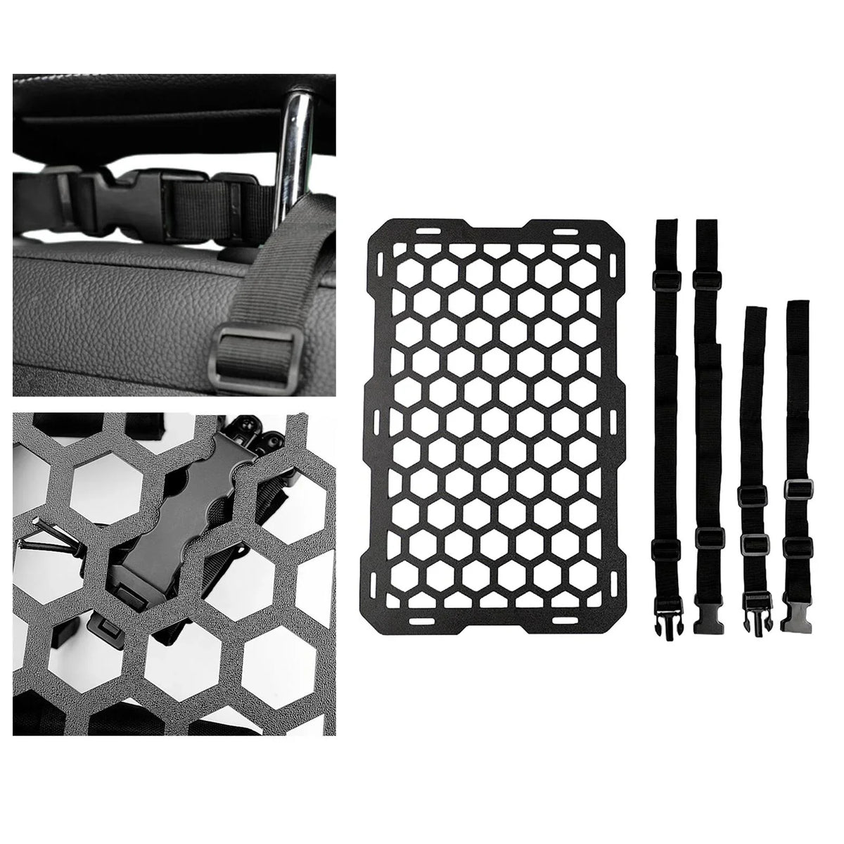 Car Vehicles Seat for Accessories Auto Interior Organizer funtasica Attachments Panel Seat Panel Back for Molle Durable Automotive