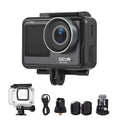 Camera Waterproof Support Streaming 20MP Portable Dual Yabuy Camera Case -shaking Adapters Camera Action Action Live Waterproof SJ11Active Screen with