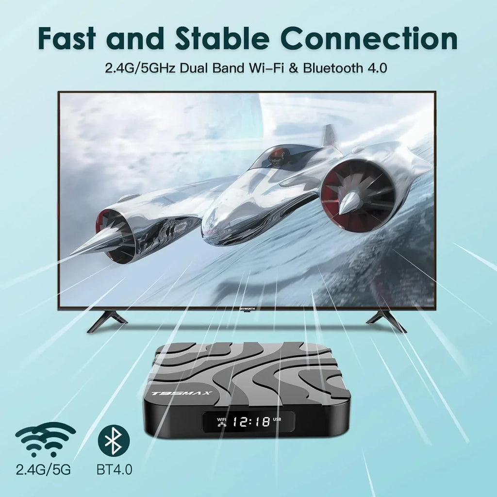 Quad-core Box ROM Chip Cortex-A53 Bluetooth 6K 4GB Box, TV TV USB 100M 4.0 Android RAM 2.4G/5G H618 Box, Android Wi-Fi 32GB 4K T95MAX Android 12.0 TV TV Box