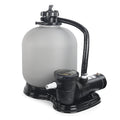 Xtremepowerus 1.5Hp Aboveground Pool Pump With 19" Inch 4500Gph Sand Filter System Multi-Port Filter Set
