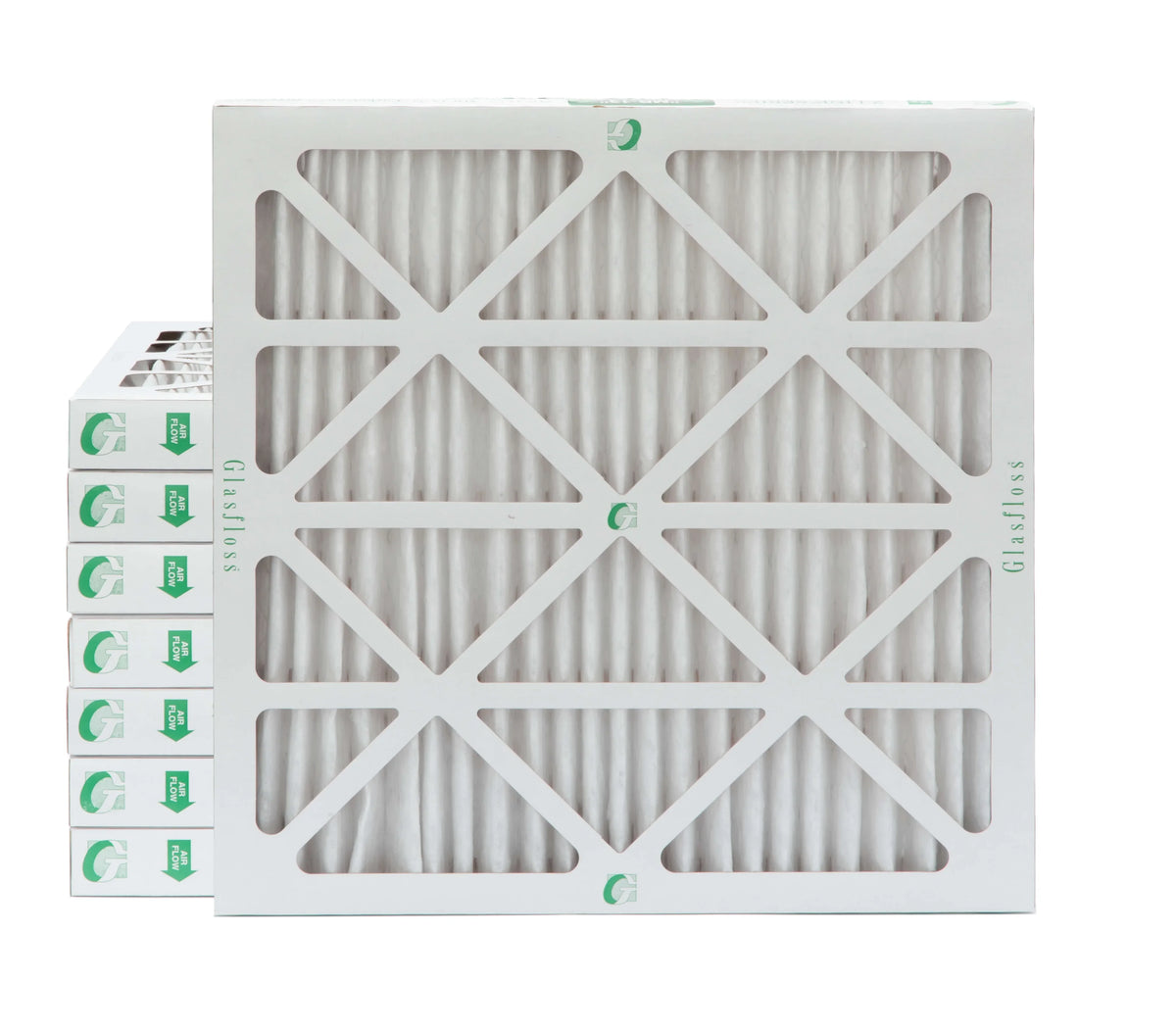 10 1-3/4 23-3/8 by AC MERV 8 Glasfloss Furnace Filters Industries. x ) 23-3/8 Pack ( Air Exact Pleated 24x24x2 x dimension: