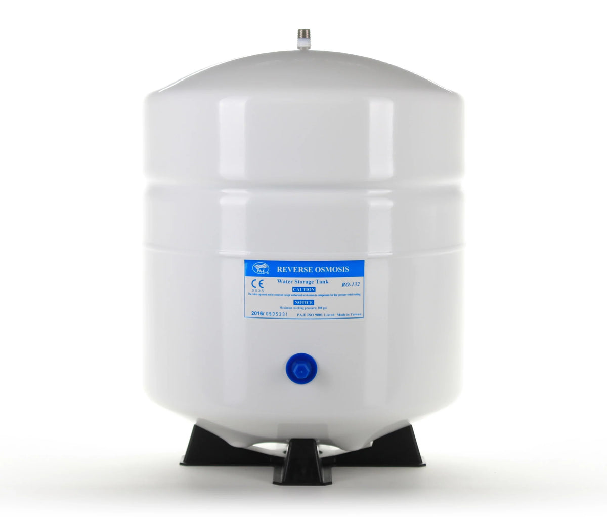 Tank liquid Gallon 1/4" RO-132-W14 4.5 Osmosis Reverse - Steel Hydronix Port White, Storage Stainless