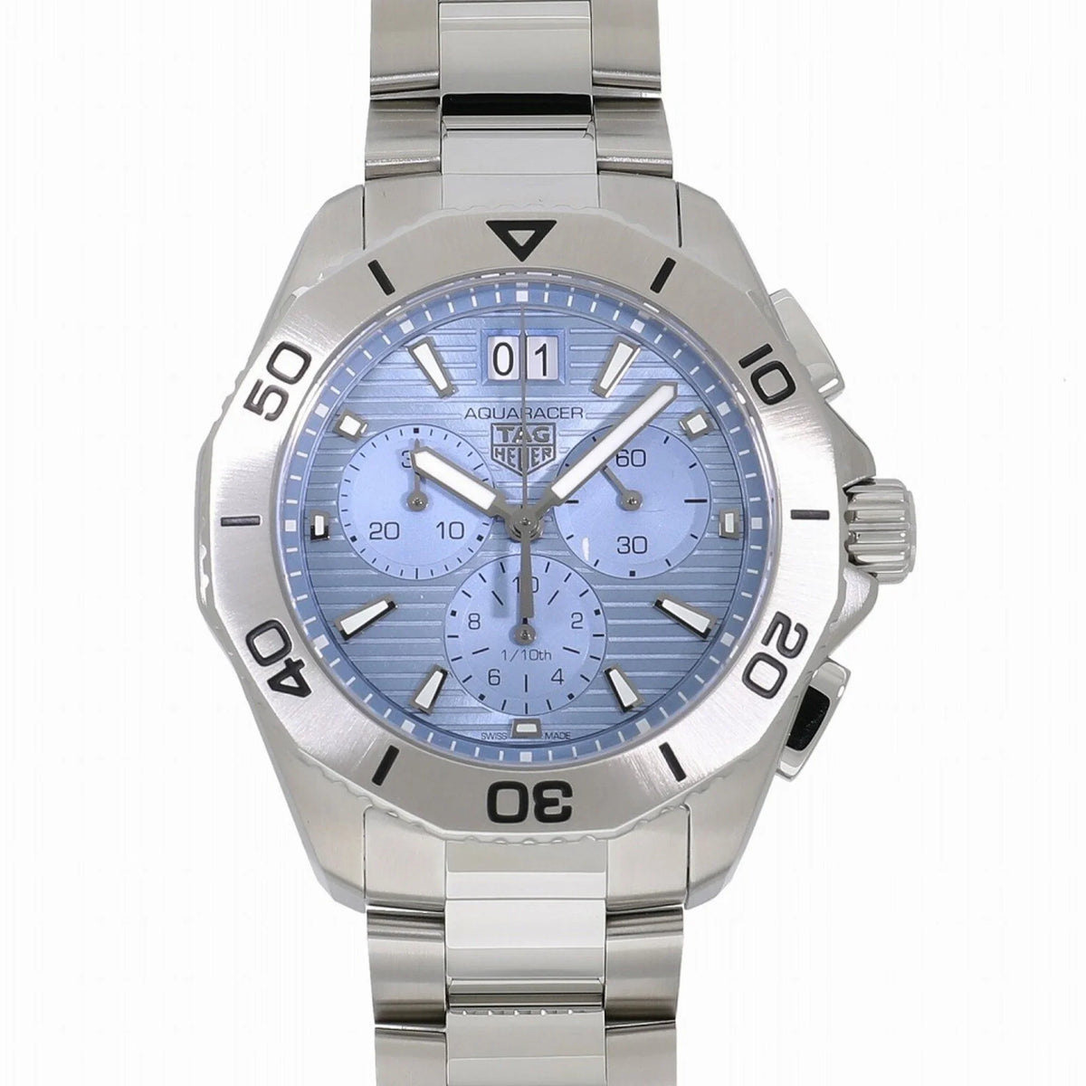 CBP1112.BA0627 Professional Heuer (New) Aquaracer Pre-Owned 200 Blue Tag Men's Watch