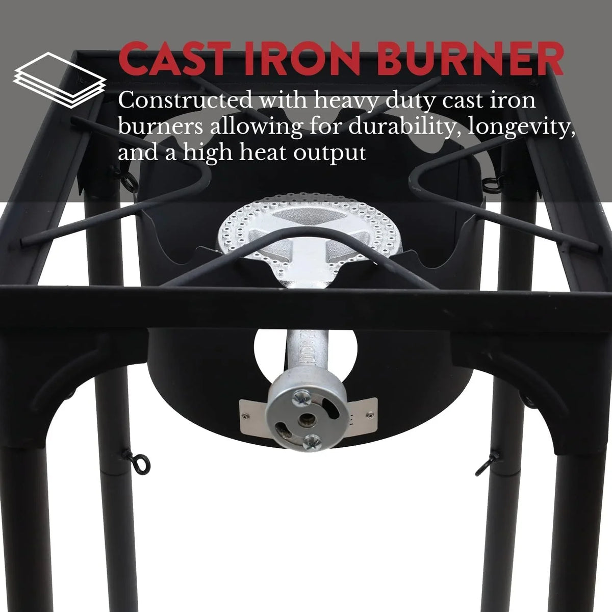 Regulator Steel Banjo Adjustable (1-Burner) exterior Stove PSI Height. 0-20 Hose Camp with and Braided Adjustable High Pressure