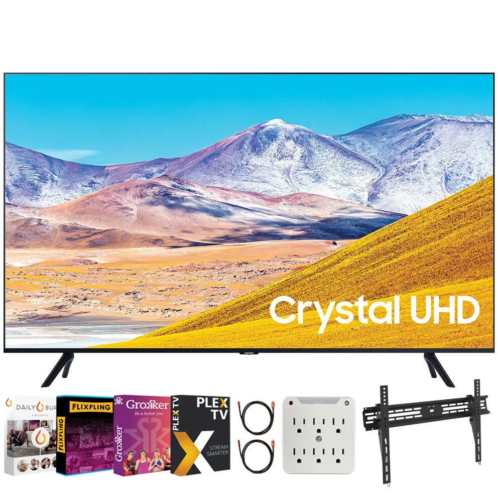 '+ 2020 Inch Model) 6FT Cable HDMI Movies Surge 30-100 TV Bundle TV LED 6-Outlet Wall Ultra 2.0 2x 4K HD + (2020 + Streaming Premiere with Smart Mount 85" 4K Adapter UN85TU8000