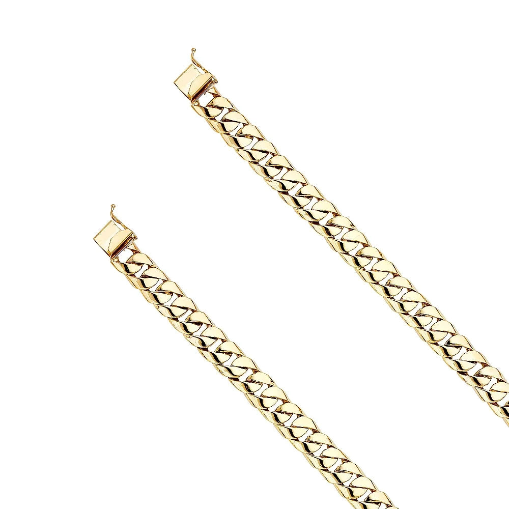 for Gold Men’s Cuban Weight Women - Men 8.5" Bracelet for Bracelets 14k Jewelry | Gift Link Gold 35.4 Elegant Chain 14KY | Yellow and |