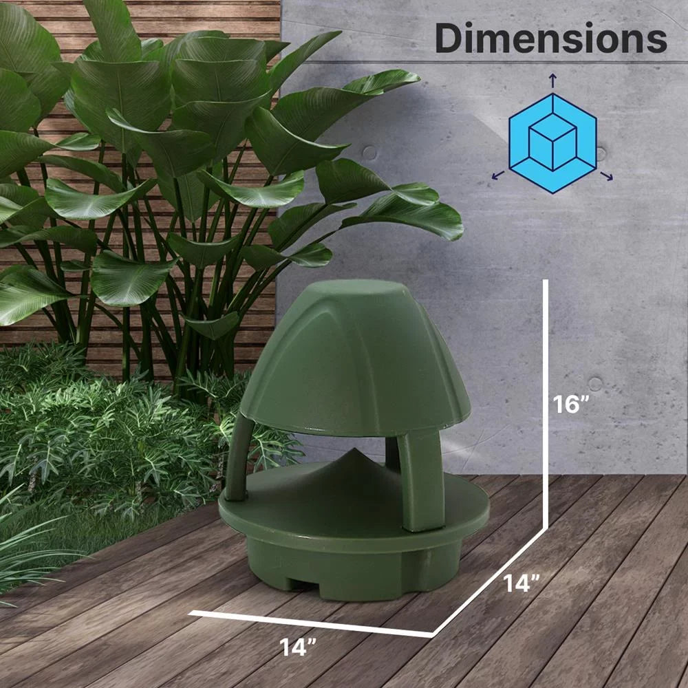 Passive Waterproof Inch Green Speaker (Green) speaker 6.5 Garden Olive exterior Pyle Passive