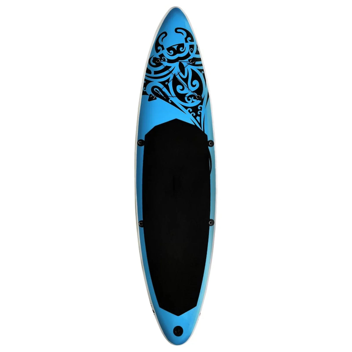 Inflatable 144.1"x29.9"x5.9" Paddleboard Blue Set