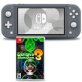 3 Nintendo Switch Bundle Lite with Mansion (Gray) Luigi's
