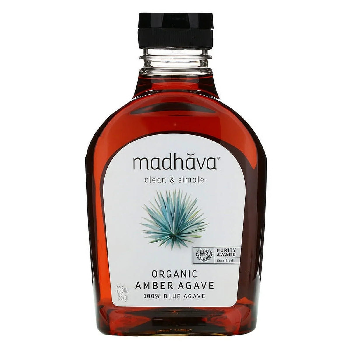 Agave, 23.5 Pack of Sweeteners, Madhava Amber 2 Blue Raw Natural Organic oz