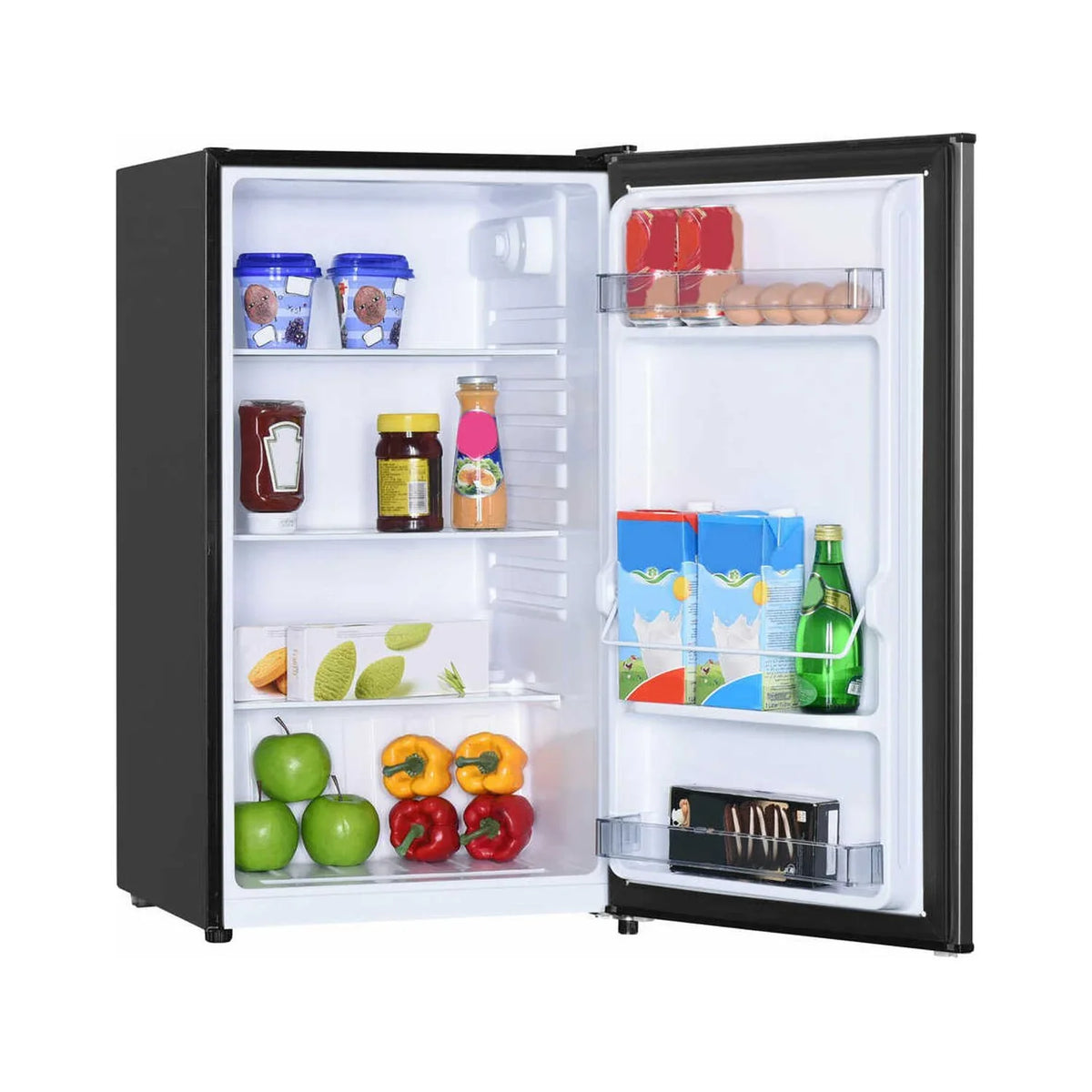 3.2 Danby Refrigerator ft. Compact - Steel Stainless DAR032B2SLM cu.
