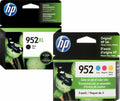 and Black (N9K28AN) 952xl Yellow Combo Cyan, Original N9K27AN HP color Standard Magenta, 952 F6U19AN