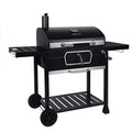 Large Deluxe 30-Inch Gourmet Picnic Camping Cooking, Patio BBQ Backyard Smoker Grill, Charcoal Royal CD2030AN Black,