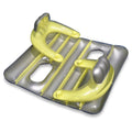 and Mattress Pool Yellow Face-To-Face Mattress Silver Dual Air 66" Inflatable Raft
