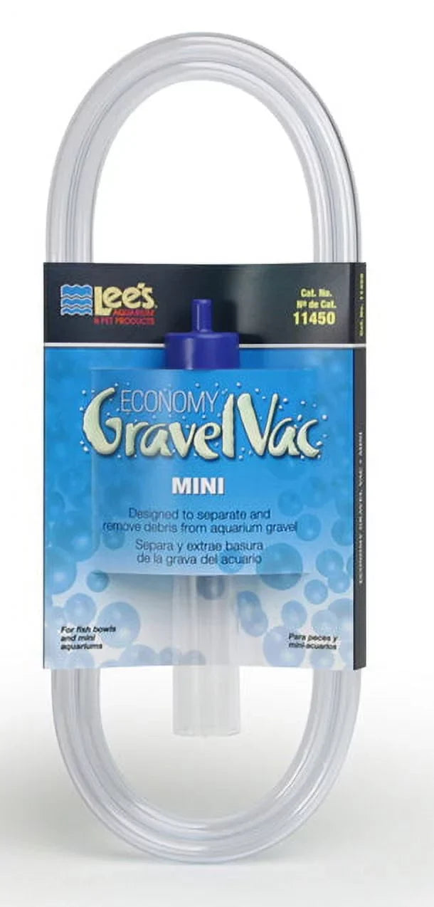 107024 - Pet Vacuum, Color Lees Economy Gravel Aquarium Products Multi & Large