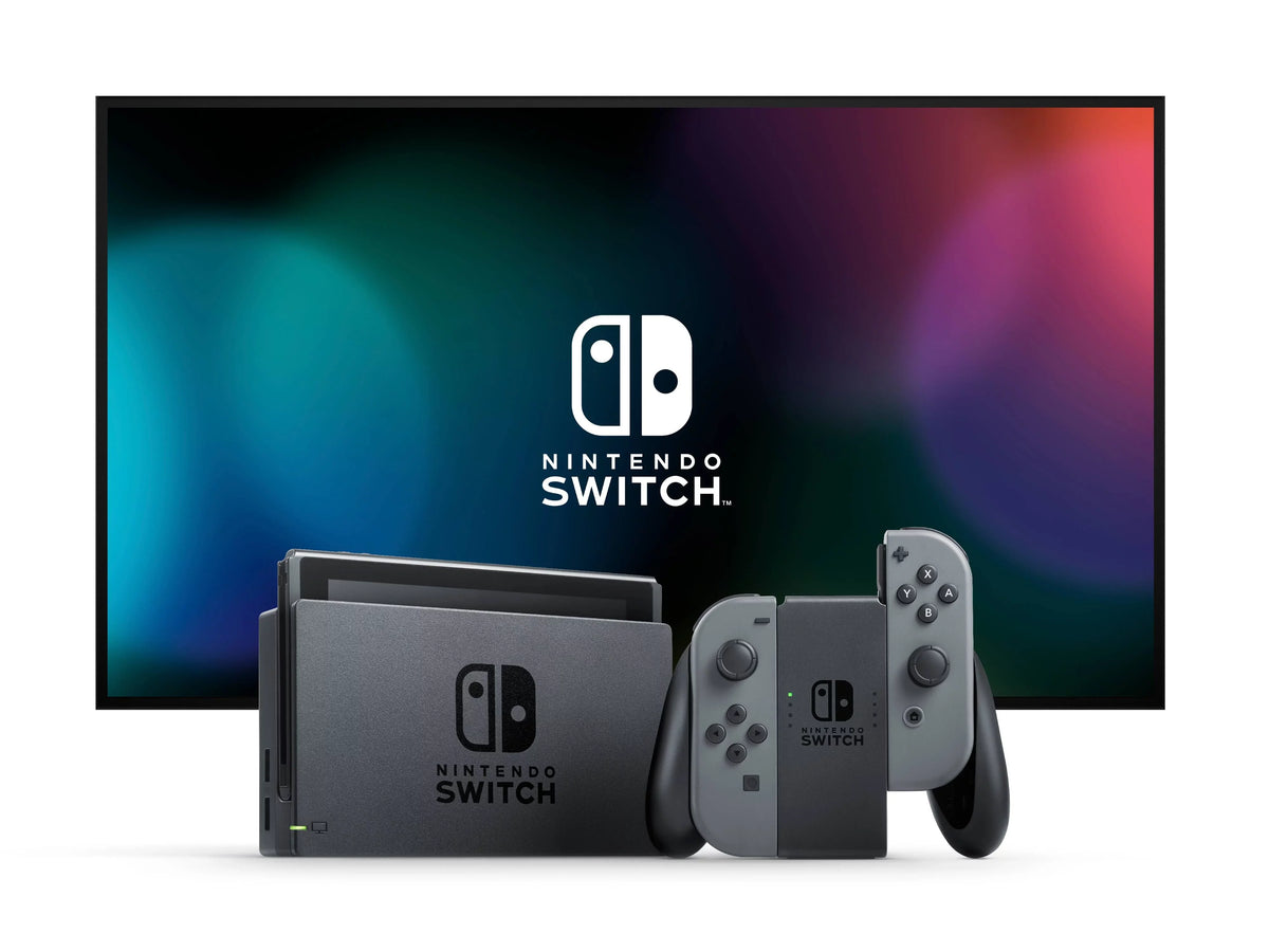 Nintendo Switch Console With Gray Joy-Con