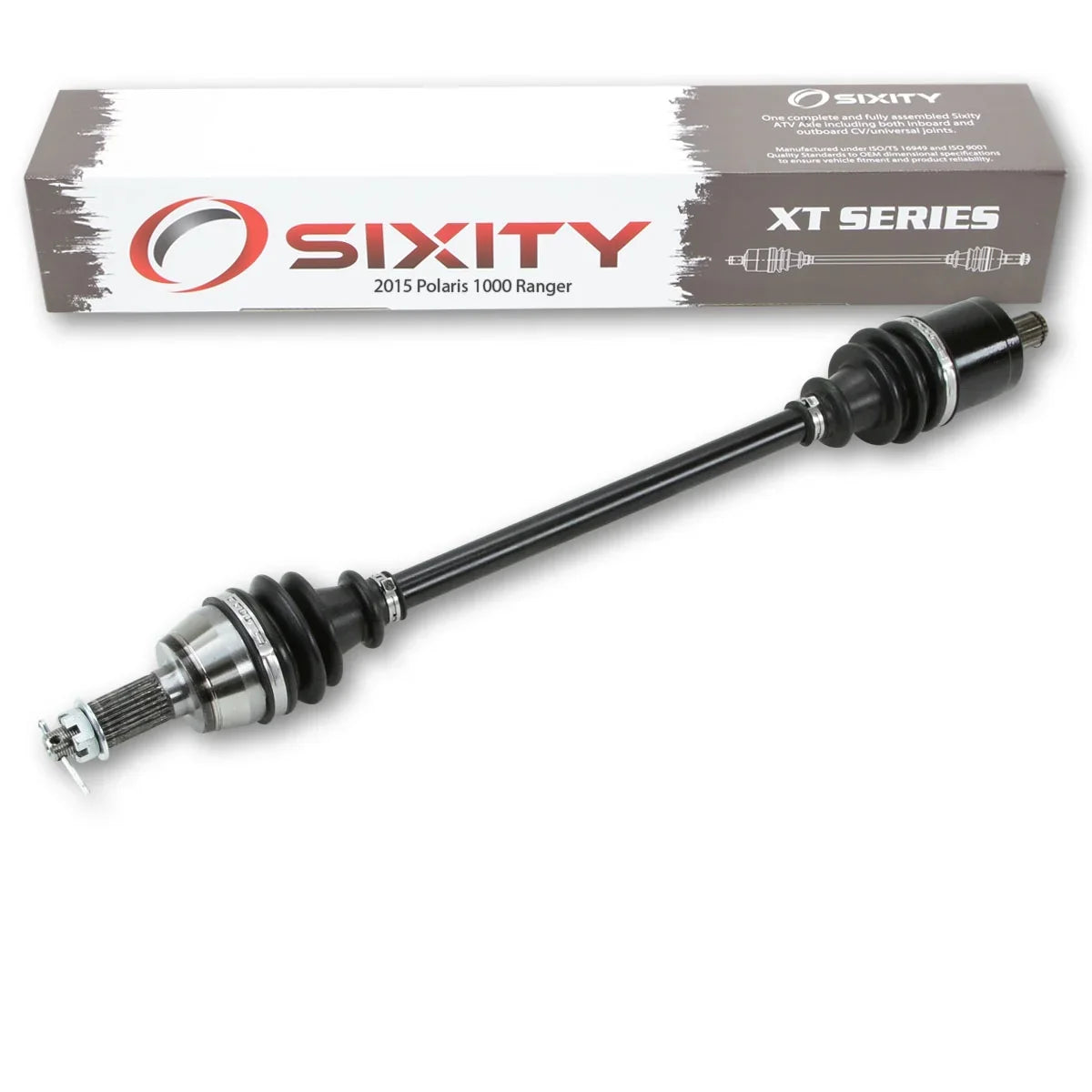 Sixity Xt Front Left Axle Compatible With Polaris Ranger 1000 2015 - R15Rtad1Aa Ea Diesel 4X4