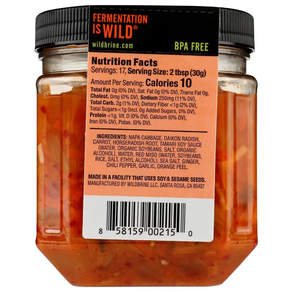 18 per 6 case. Kimchi, -- Ounce Miso Wildbrine Horseradish