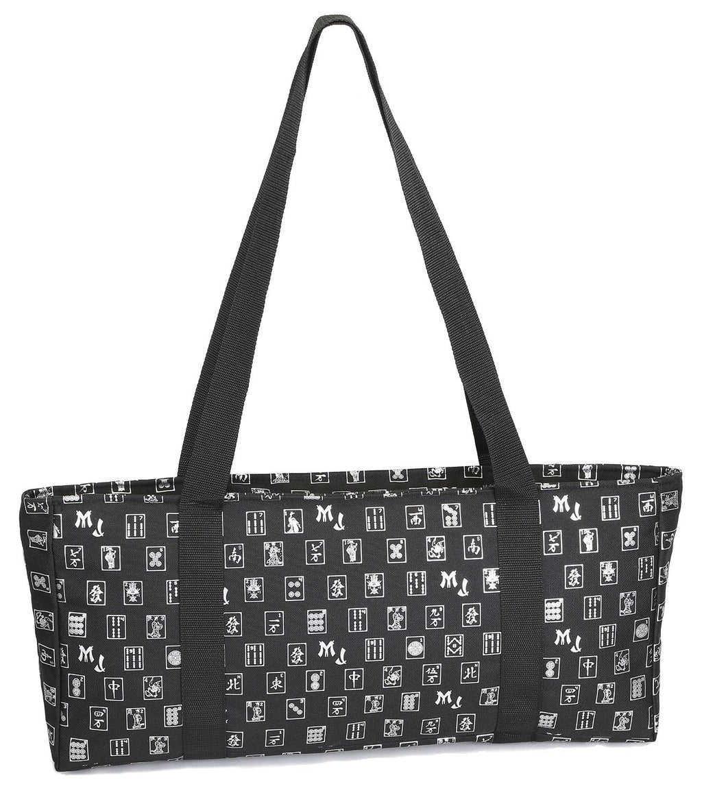Silver & Replacement Soft tiles, MJ Jongg Direct Black bonus Mah Logo wraps Case matching Designer and and Case, included) two not (Replacement includes racks trays, Soft - bag, pushers Only a