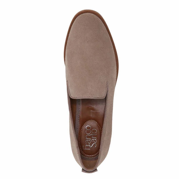 Box New in Loafer Franco Suede Tan, dimension Sarto 6 Upper, Ladies'
