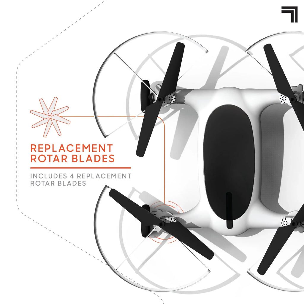 Range Altitude, and Drone IMAGE Max 5in Drive Rechargeable 215ft 250ft Long Fly + RC, Control Function Dual SHARPER