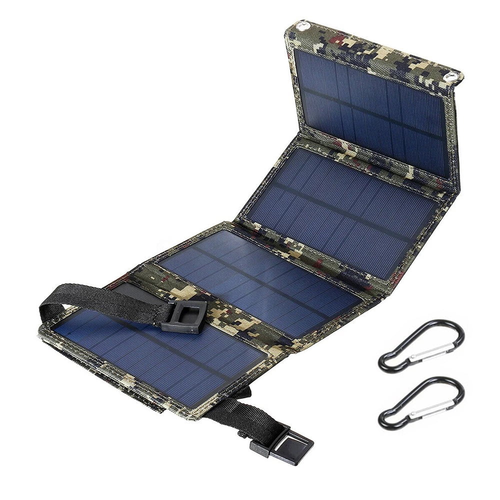 Panel JLLOM Charger Power Camping Folding exterior Bank USB Hiking 80W Phone Solar
