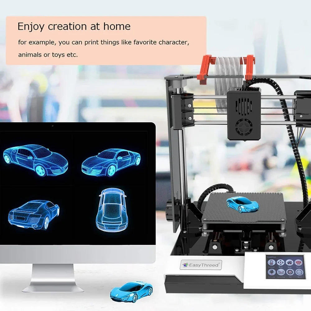 Printer Comes With With With Removable Tf 100x100x100mm/4x4x4inches Removable Print Printer 3d With Mewmewcat Hine Buzhi Plus dimension With printer,dimension With Mizuh Removable K6 3D Tf EasyThreed